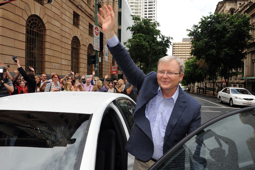 Kevin Rudd believes in the green light on the hill that the leadership represents (AAP)