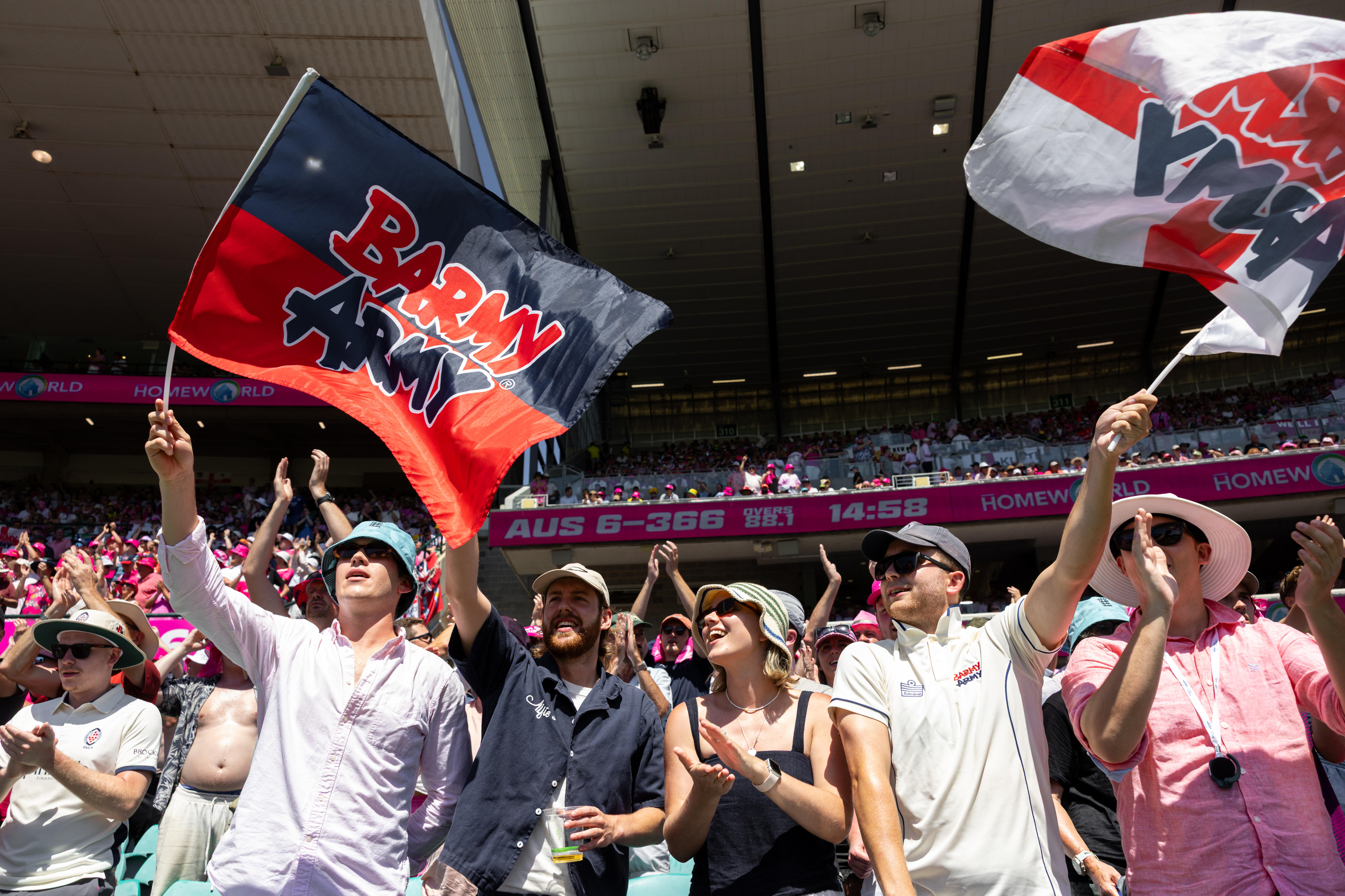 Barmy Army turns Ashes defeat into Australian tourism win