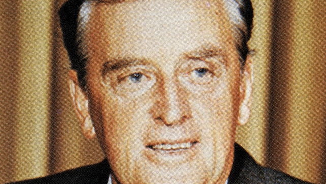 Undated colour file photo of former Qld premier Sir Joh Bjelke-Petersen KCMG.