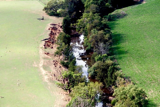 The boundary of Michael and Louisa Kiely’s farm “Uamby”, in NSW’s central west