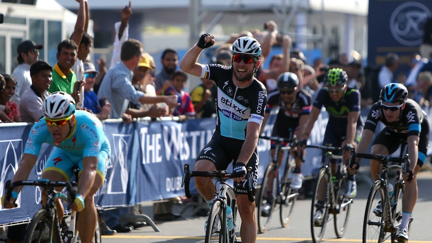Cavendish wins opening stage of Dubai Tour