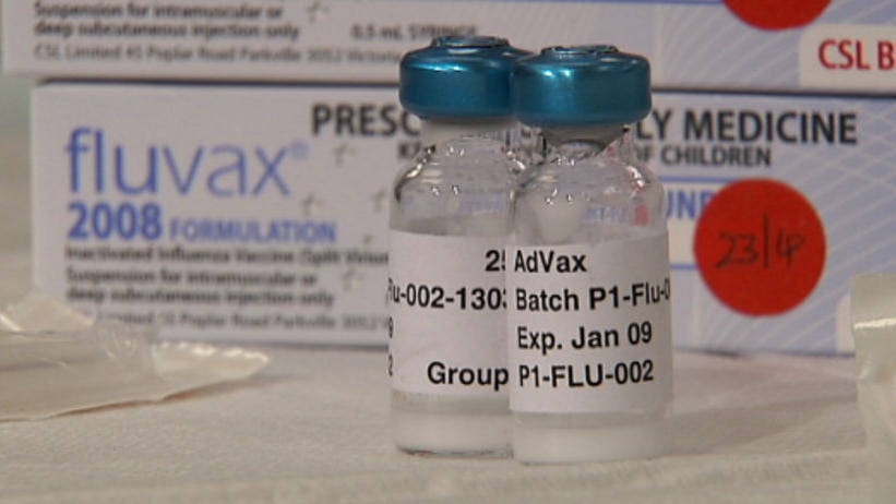 Professor Bishop says he only discovered yesterday that a Brisbane toddler died within a day of being given a flu vaccine.