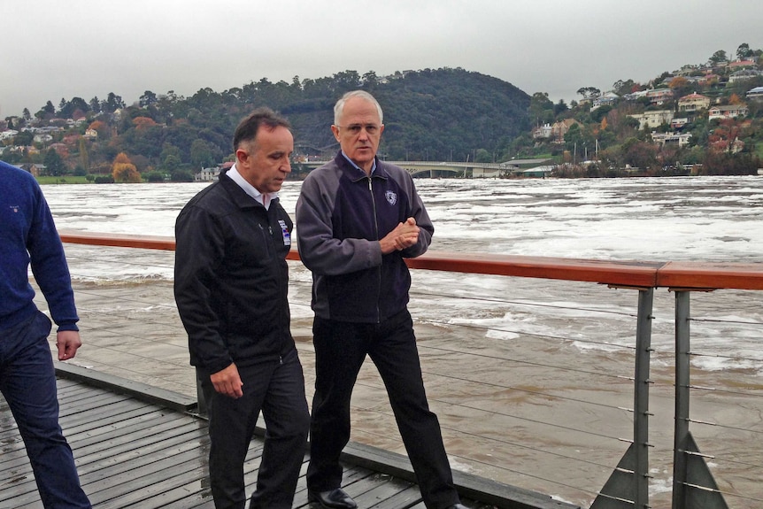 Malcolm Turnbull tours Launceston