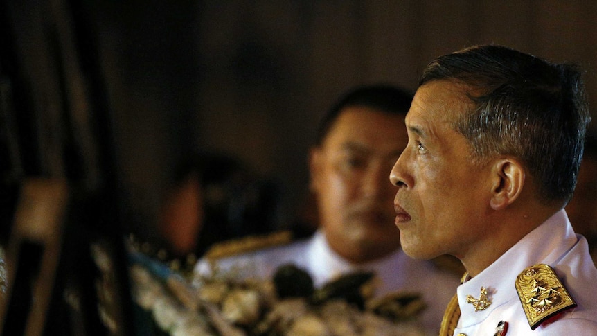 Profile view of Crown Prince Maha Vajiralongkorn.