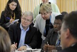 Prime Minister Kevin Rudd and Indigenous Affairs Minister Jenny Macklin at the 2020 summit