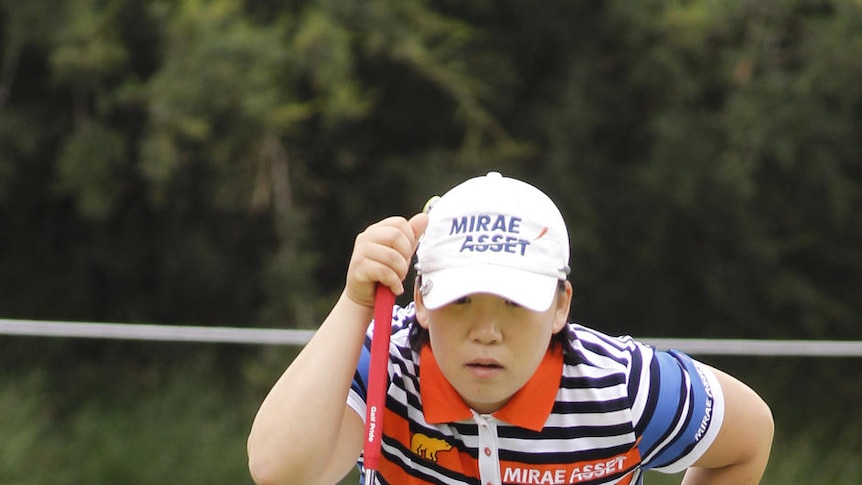 Jiyai Shin kept her cool to card a very solid 6-under par.