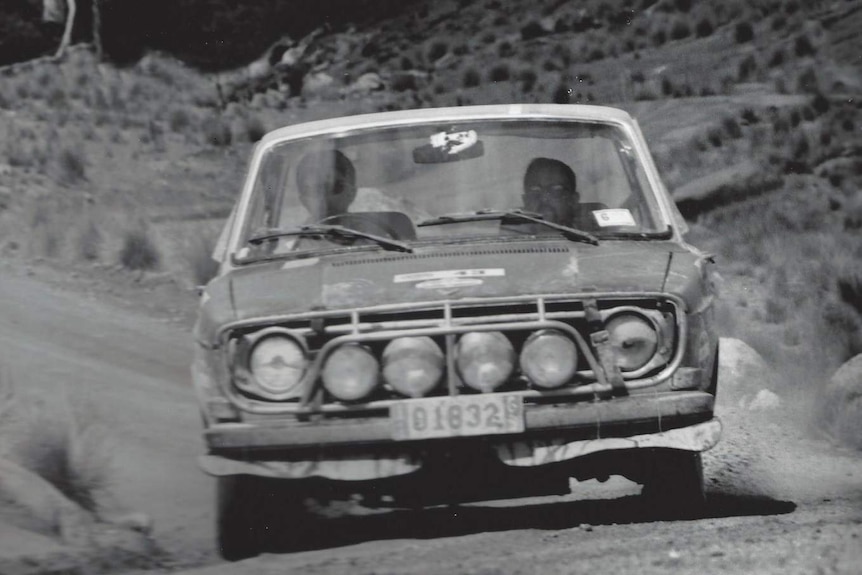 Gerry Lister's Volvo in the Flinders Ranges.