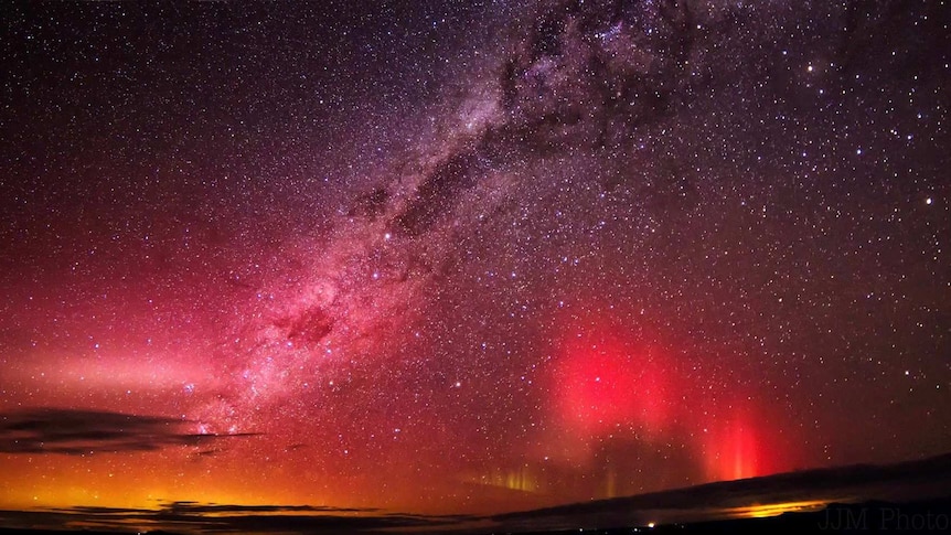 Aurora Australis captured over Ararat, Victoria