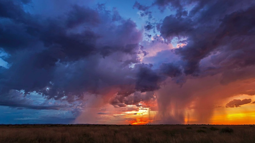 Afternoon storm in the Pilbara region of Western Australia