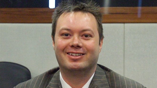 May 7, 2007 photo of Carl Williams as he sits in the dock at the Melbourne County Court.