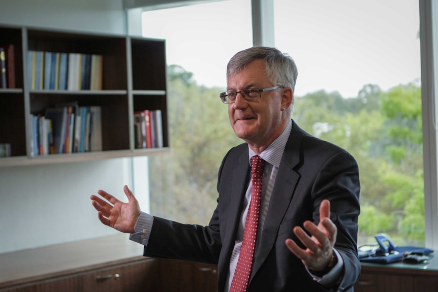 Secretary of Department of Prime Minister & Cabinet Martin Parkinson in an office