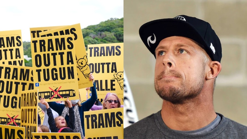 Mick Fanning exprime son opposition au train léger de Gold Coast alors que le député Michael Hart “change de vue”