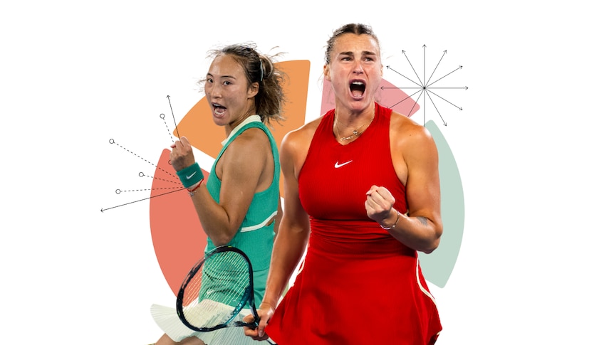 La finale féminine de l’Open d’Australie 2024 oppose le coup droit mortel d’Aryna Sabalenka au dangereux premier service de Qinwen Zheng