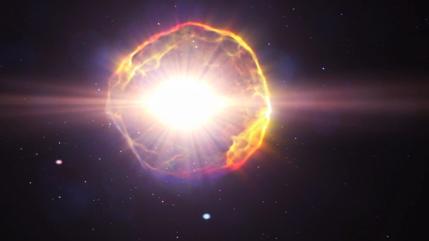 Artist's impression of a supernova