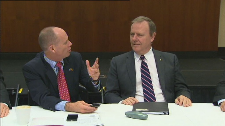 Campbell Newman and Peter Costello