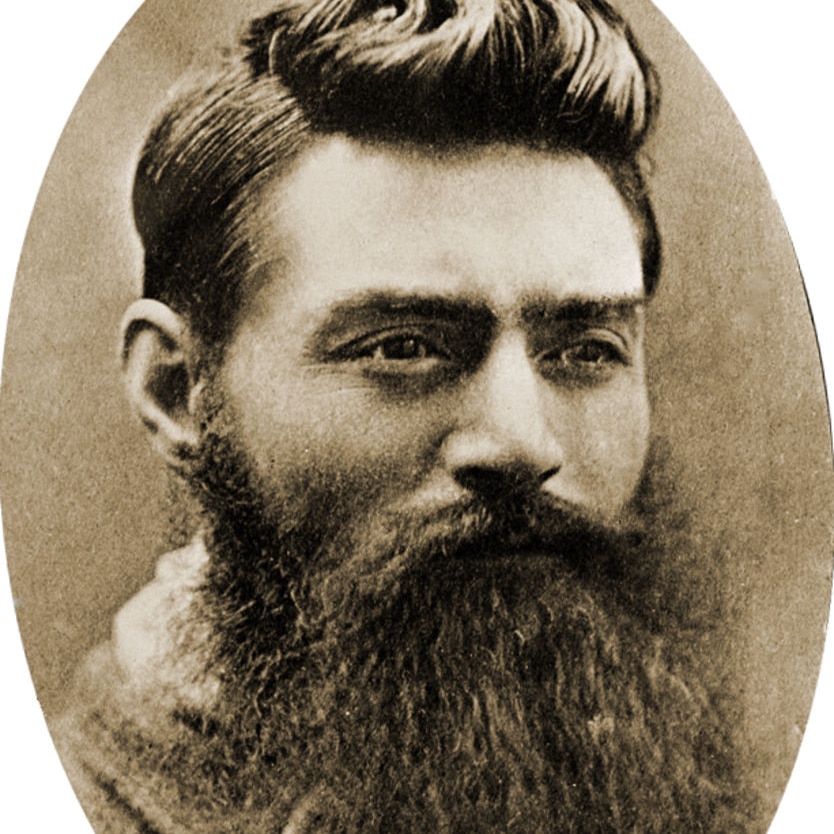 Ned Kelly on the day before his execution, November 10, 1880.