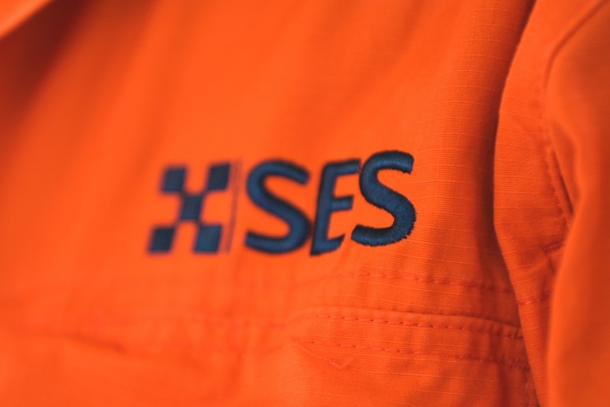 Orange SES uniform.