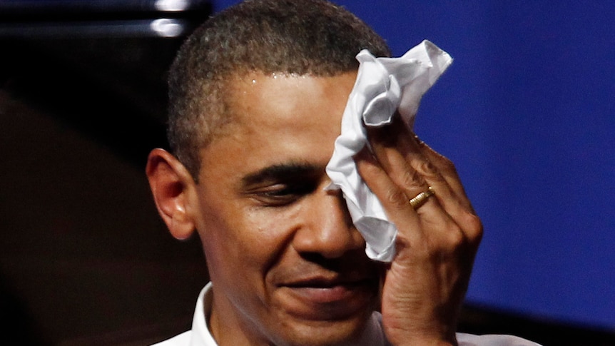 Mr Obama is celebrating his 50th birthday as he recovers from a battering in the US debt negotiations.