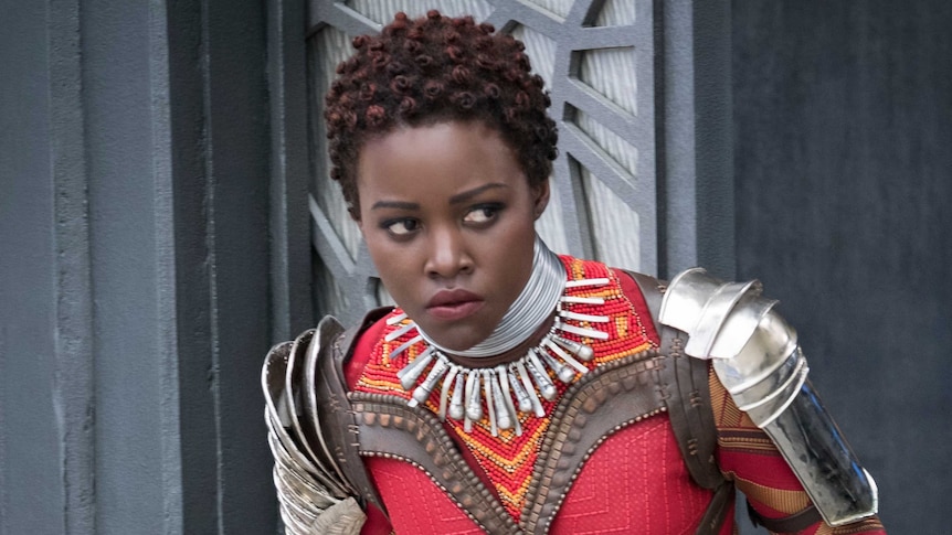 Lupita N'yongo plays Nakia in Black Panther