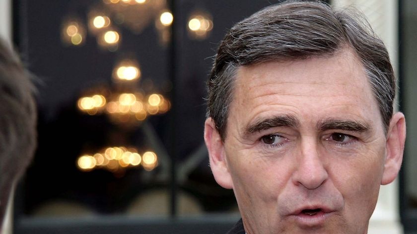 John Brumby gives a TAFE training guarantee.