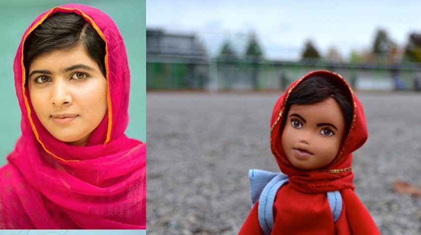 Malala Yousafzai as a Mighty Doll