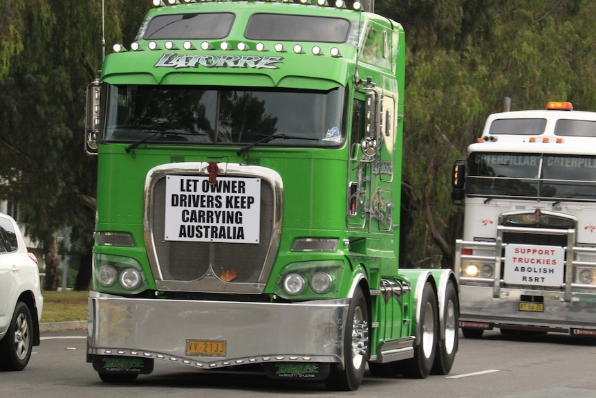 Truck drivers say the changes will send them bankrupt within months.