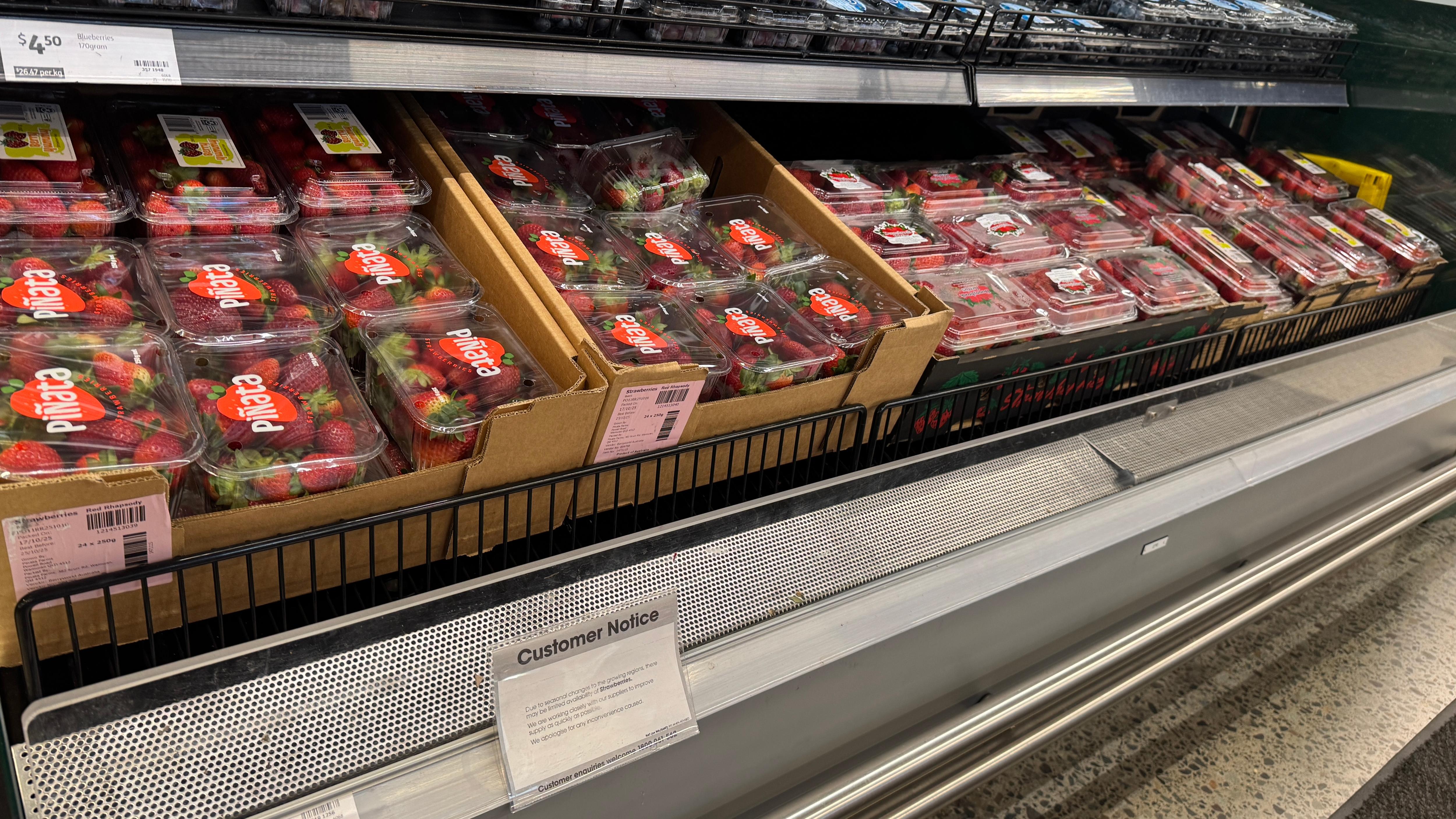 Weather extremes hit strawberry growers and increase prices