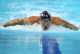 More medals ... Michael Phelps competes in the 200 metres individual medley