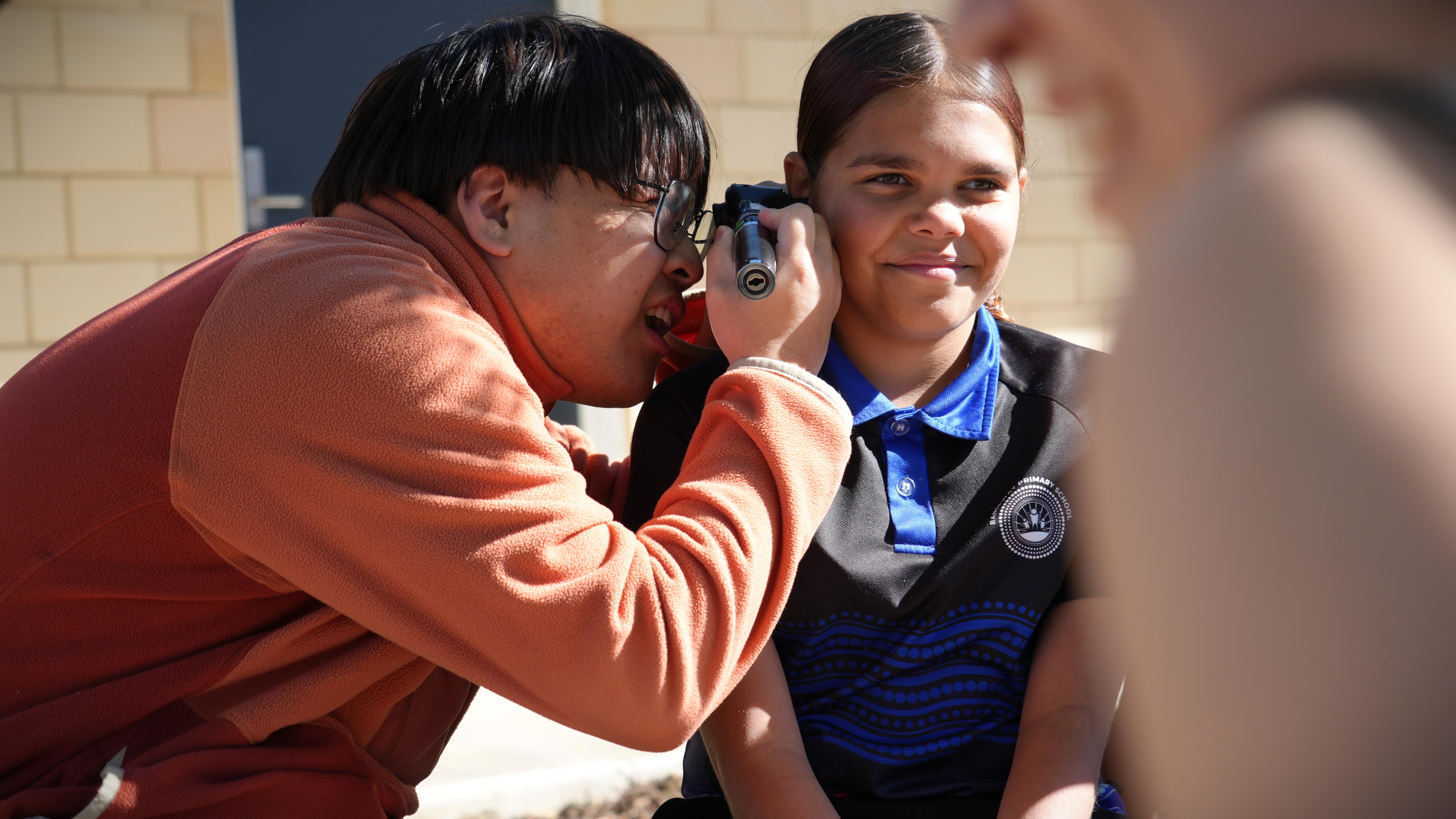 Drive-in, drive-out health services helping regional students hear