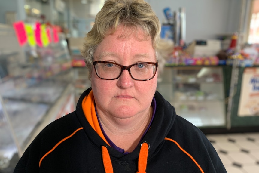 A headshot of a woman inside a milk bar