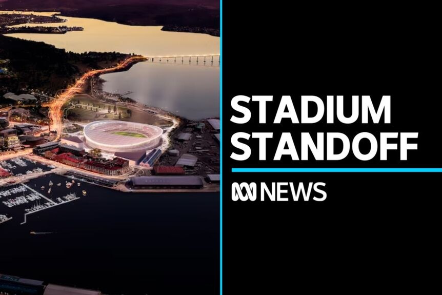 Stadium Standoff: Graphic depiction of Tasmanian AFL stadium
