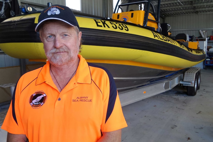 Albany resident Chris Johns has been diving commercially for sea shells off the south coast since 1999.