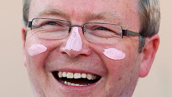 File photo: Kevin Rudd at the cricket (Getty Images)