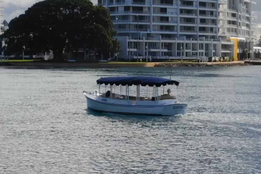 Boat in Mandurah canal