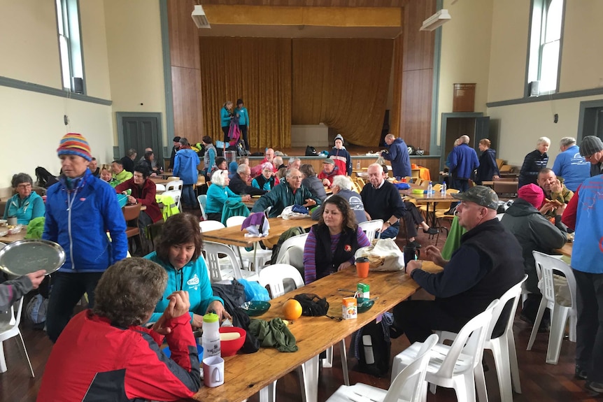 Cyclists stranded in Melrose