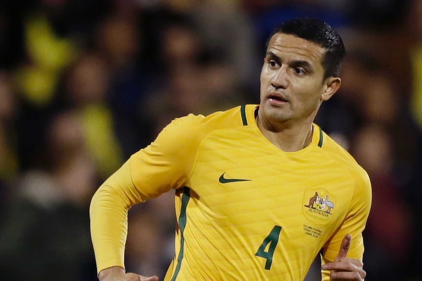 Tim Cahill against Colombia