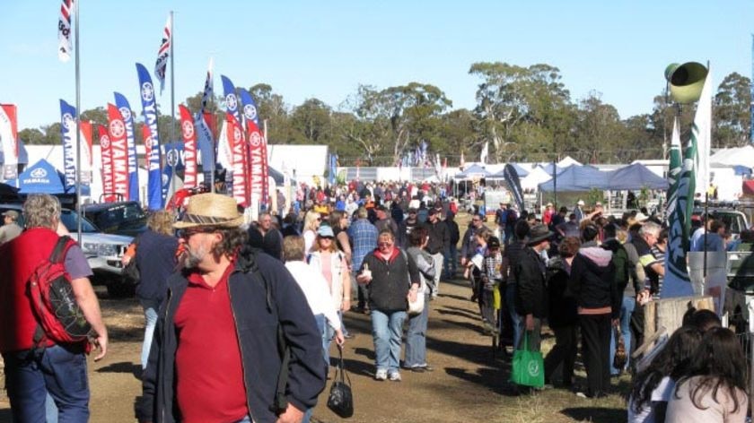 Agfest crowds on day one.