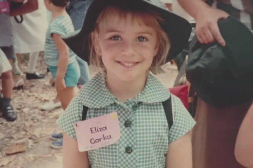 Eliza as a young school girl
