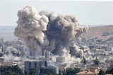 Coalition airstrikes target IS fighters in Kobane