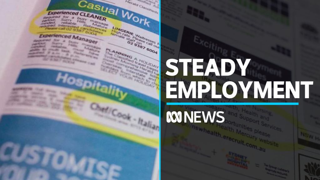 Unemployment rate remains steady at 3.9 per cent - ABC News