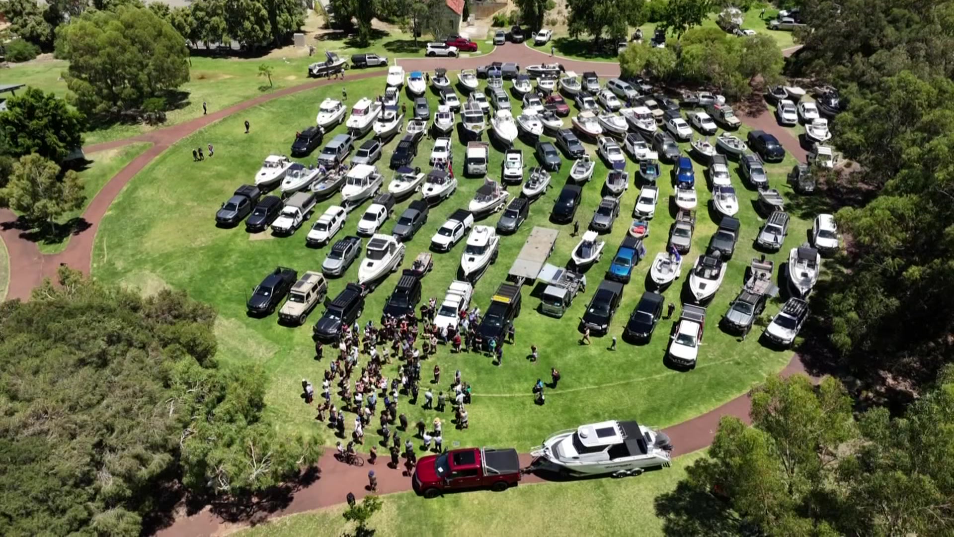 Dozens gather to protest fishing ban as premier defends 'tough decisions'