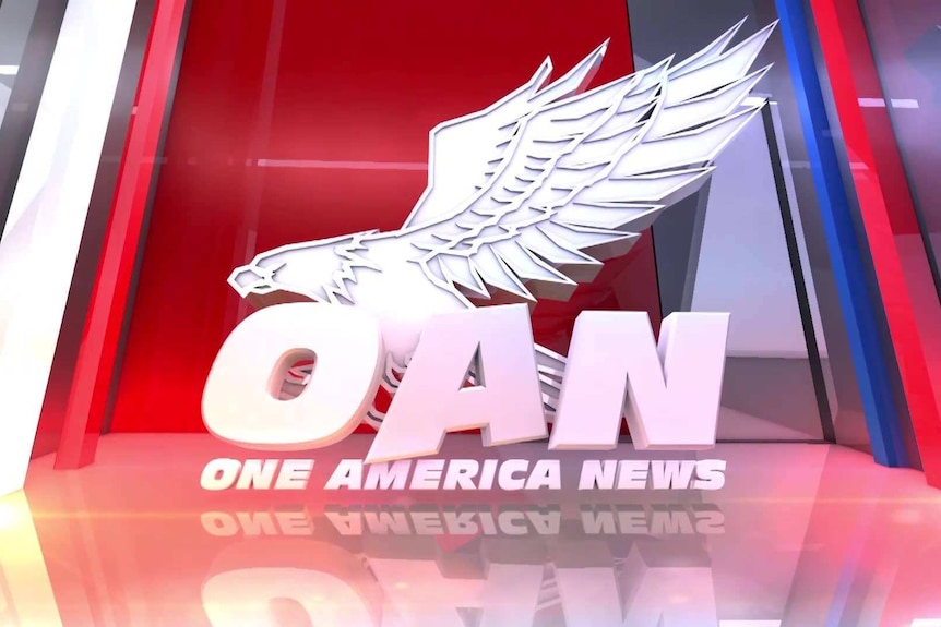 The One America News logo.