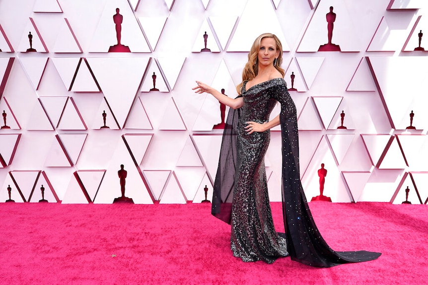 Marlee Matlin at the 2021 Oscars