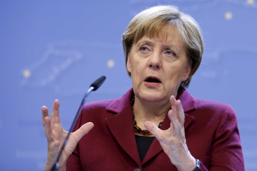Germany's chancellor Angela Merkel