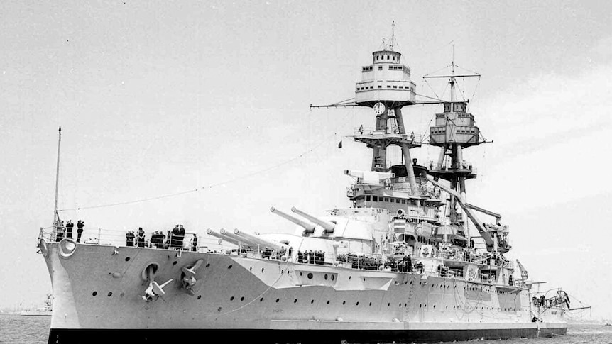 This April 1938 photo shows the USS Oklahoma.