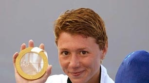 Irina Lashko with gold