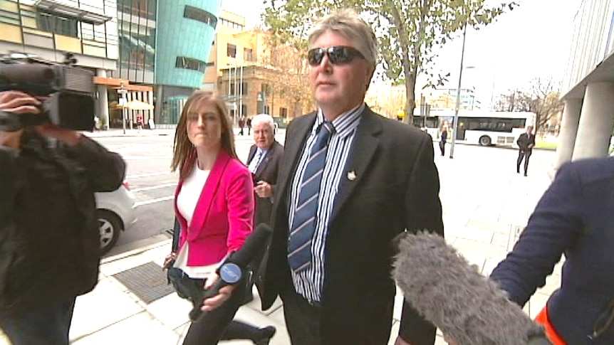 Michael O'Connell outside court