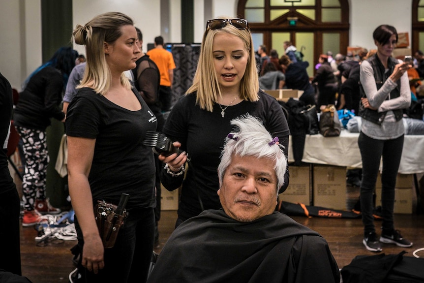 Free haircuts at Sydney Homeless Connect