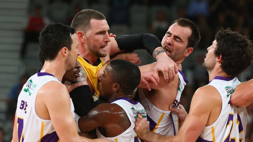 The NBL has fined a host of players after the Tigers-Kings scuffle.