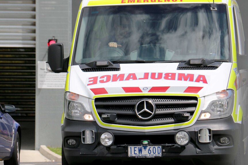 Generic photo of a Victorian ambulance